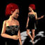 Picture of Flares, Little Girl Dress, Short Jacket and Strapless Dress - straplessdress