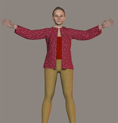 ODF Antonia WM (weight-mapped) Poser Figure : Antonia-WM_FiPoser 