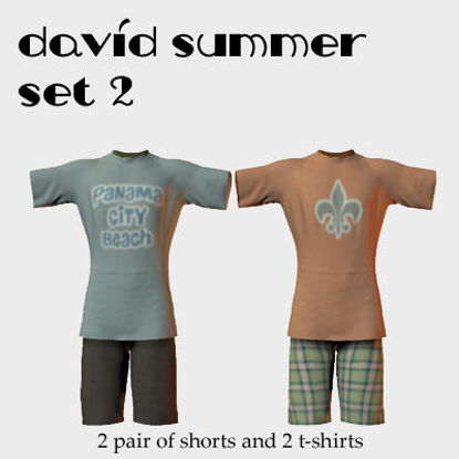 Picture of David Summer Dynamic Set 2 Clothing - Optional Templates