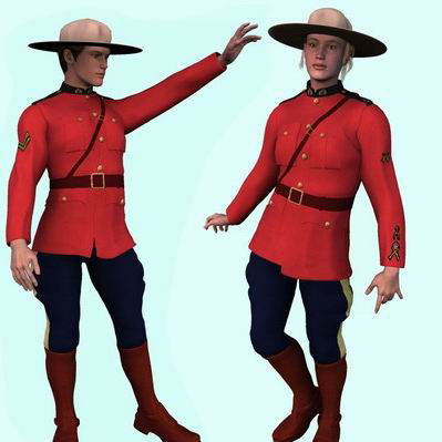 canadian mounted police uniform