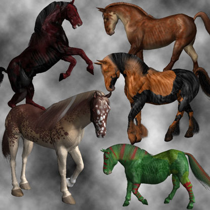 Picture of Fantasy textures for the Mill horse
