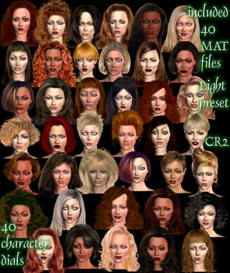 Picture of 40 Fairywoods Faces