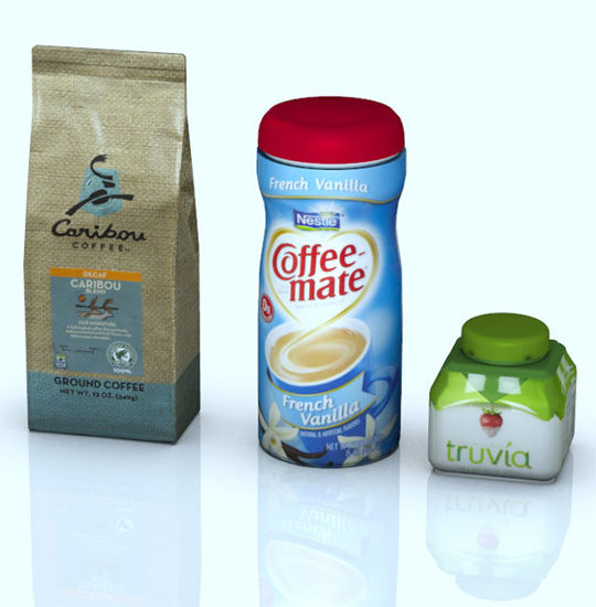 Picture of Coffee Bag and Condiments Models