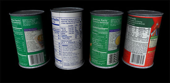 Picture of Canned Goods Food Models Set 1