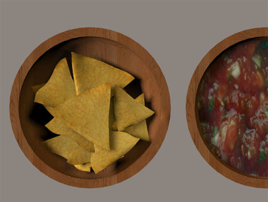 Picture of Tortilla Chips and Salsa Food Models