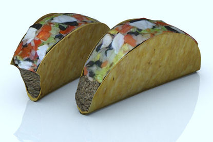 Picture of Taco Mexican Food Models