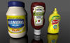 Picture of Three Condiment Food Container Models