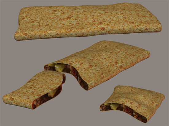 Picture of Hot Pocket Sandwich Model with Morphs