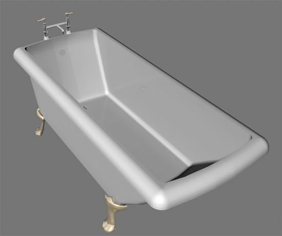 Picture of Claw Foot Tub Model with Movements