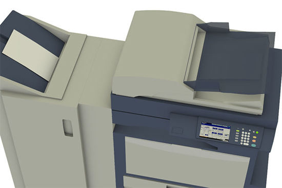Picture of Office Copier Model with Paper Morph - Poser and DAZ Studio Format
