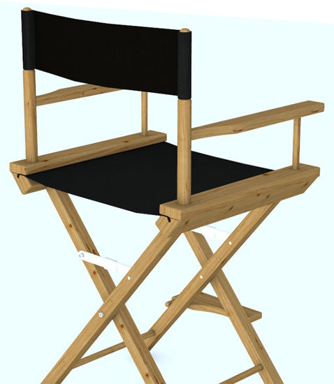 Picture of Movie Director's Chair Model - Poser and DAZ Studio Format