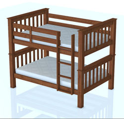 Bunk Bed Model - Poser and DAZ Studio Format