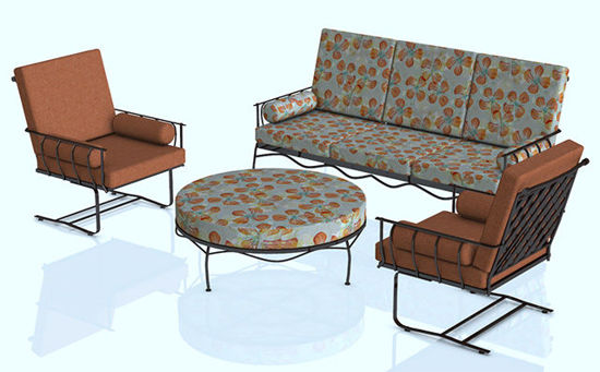 Picture of Upscale Patio Furniture Models - Poser and DAZ Studio Format