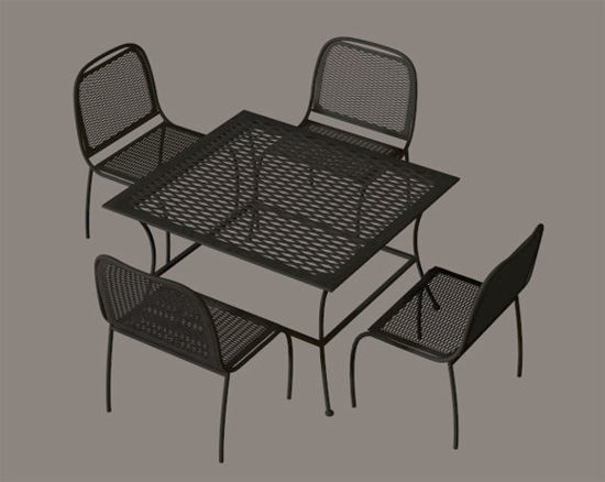 Picture of Wrought Iron Patio Furniture Props