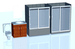 Modular Bathroom Fixture Models