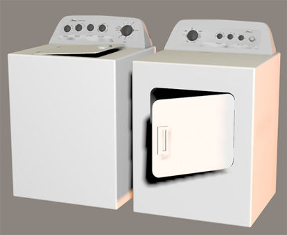 Picture of Washer and Dryer Models with Movements