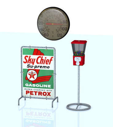 Picture of Vintage Gas Station Add-on Models