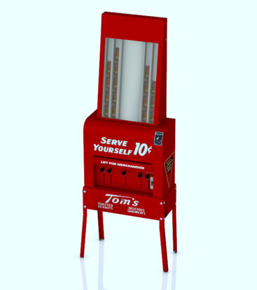 Picture of Vintage Peanut Vending Machine Model with Movements