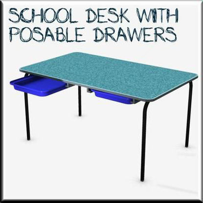 Picture of Modern school desk