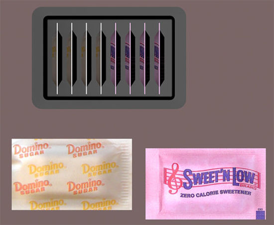 Picture of Diner Sweetener Dispenser and Sweetener Models