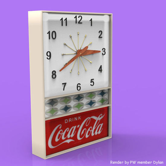 Picture of Vintage Wall Clock Model with Movement