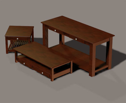 Picture of Three Piece Den Furniture Prop Set
