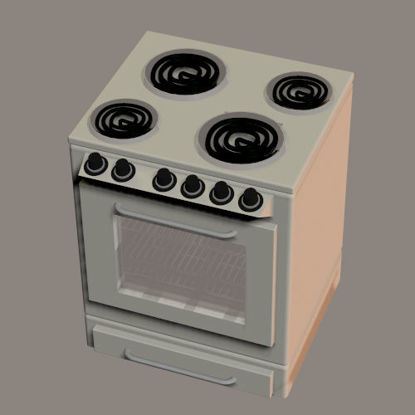 Picture of Stove and Oven Combo Prop