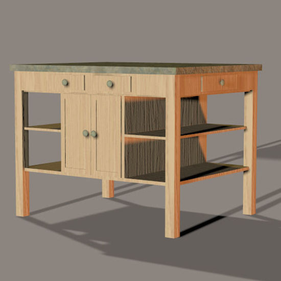 Picture of Kitchen Prep Table Poser Prop