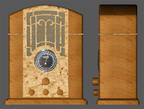Picture of Antique Radio Model
