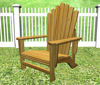 Picture of Adirondack Outdoor Wooden Chair Prop - REMAPPED