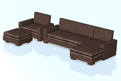 Picture of 4 Piece Sectional Furniture Model Set