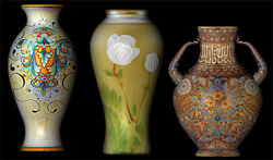 Three Antique Vases Model Set