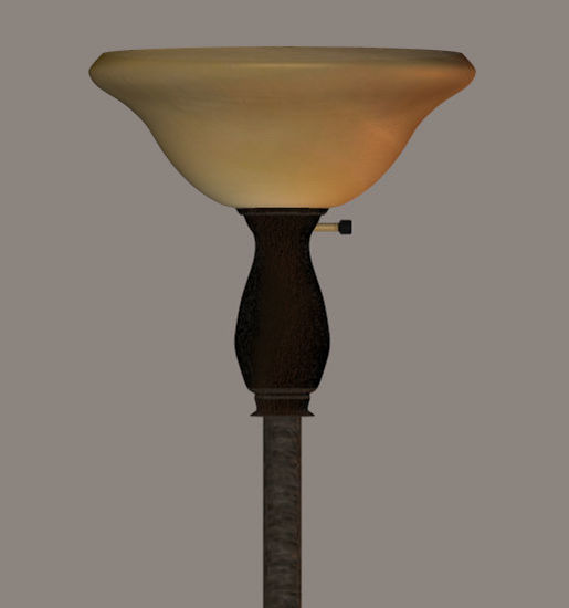 Picture of Contemporary Torchiere Lamp Furniture Model