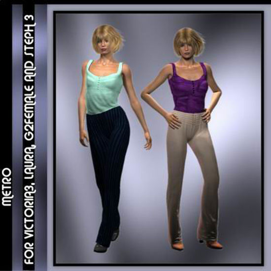 Picture of Metro for Stephanie 3 - Poser / DAZ 3D ( SP3 )