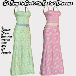 Gosforth Easter Dress Textures for G2 Females