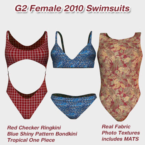 Picture of Poser G2 Female 2010 Swimsuits