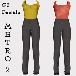 Metro 2 Clothing Texture Set - Add on to Metro for Poser