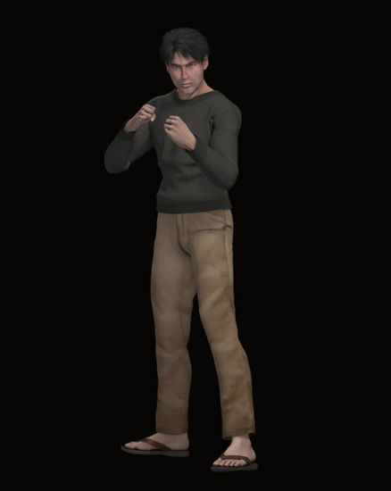 Picture of Dynamic Casual Clothing Outfit for Poser G2 Simon Figure