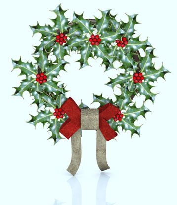 Picture of Holiday Christmas Wreath Model