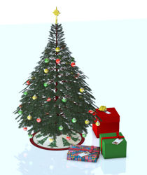Christmas Tree Add-on Model Set 1
