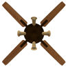 Picture of Ornate Ceiling Fan Model - Poser and DAZ Studio Format