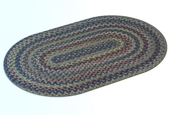 Picture of 1950's Era Woven Throw Rug Model