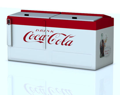 Picture of Antique Cola Cooler Model with Movements