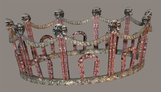Picture of Jeweled Crown Model for Poser and DAZ Figures