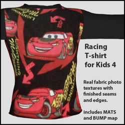 Racing T-shirt for DAZ Kids 4