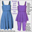 Picture of Blue and Purple Ibiza Clothing Textures for Laura