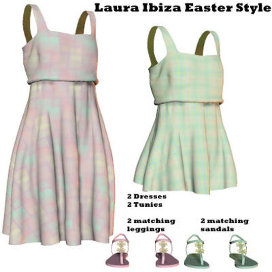 Picture of Ibiza Easter Style Dress Textures for Laura