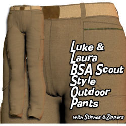 BSA Scout Style Outdoor Long Pants for Laura