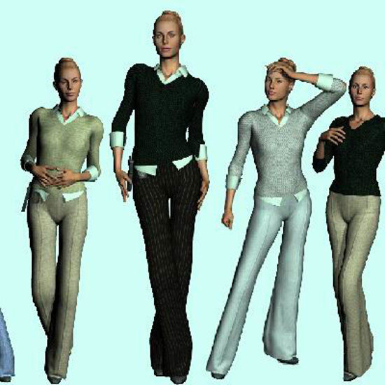 Picture of Miami Day Wear for Multiple Figures - Poser P4, Laura, DAZ 3D V3, SP3