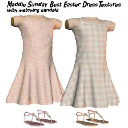 Picture of Sunday Best Easter Dress Textures for Maddie